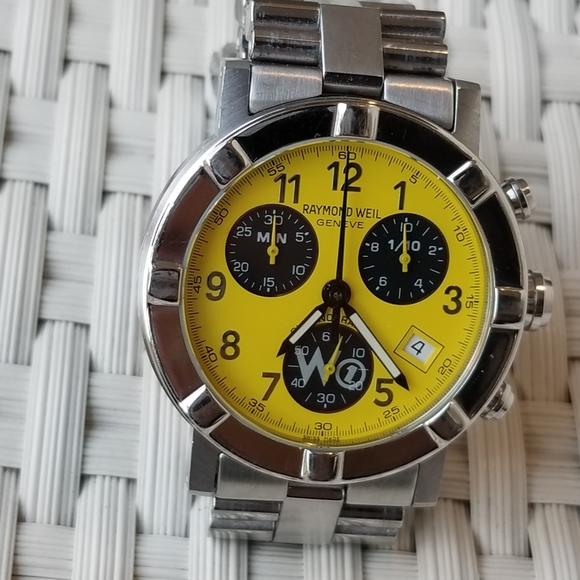 RAYMOND WEIL W1 Chronograph Date Yellow Dial watch